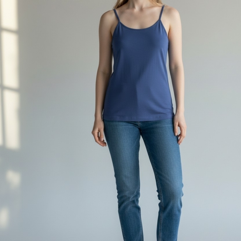 Shapermint Women's Blue Tank Top